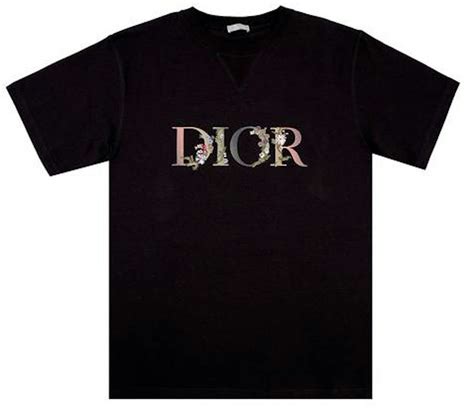 dior t-shirt black|dior graphic tees.